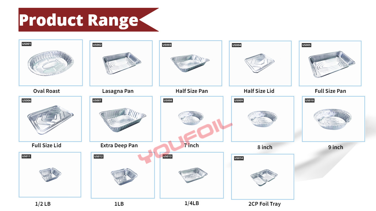 Recyclable Smooth Wall Rectangular Aluminum Foil Container Disposable For Food Baking