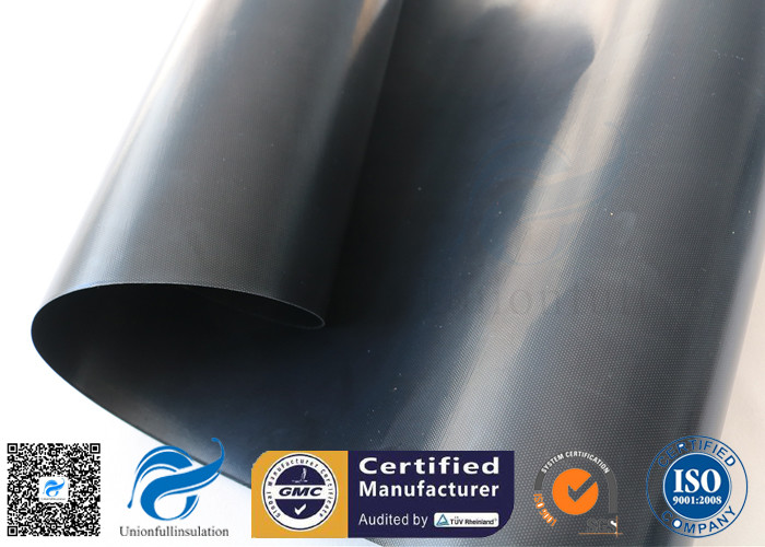 Black Coated Fiberglass Fabric Food Grade PTFE Coating Glass Fiber Cloth