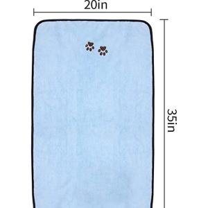 China 20''X35'' Soft Pet Microfiber Towel , Quick Dry Dog Towel on sale