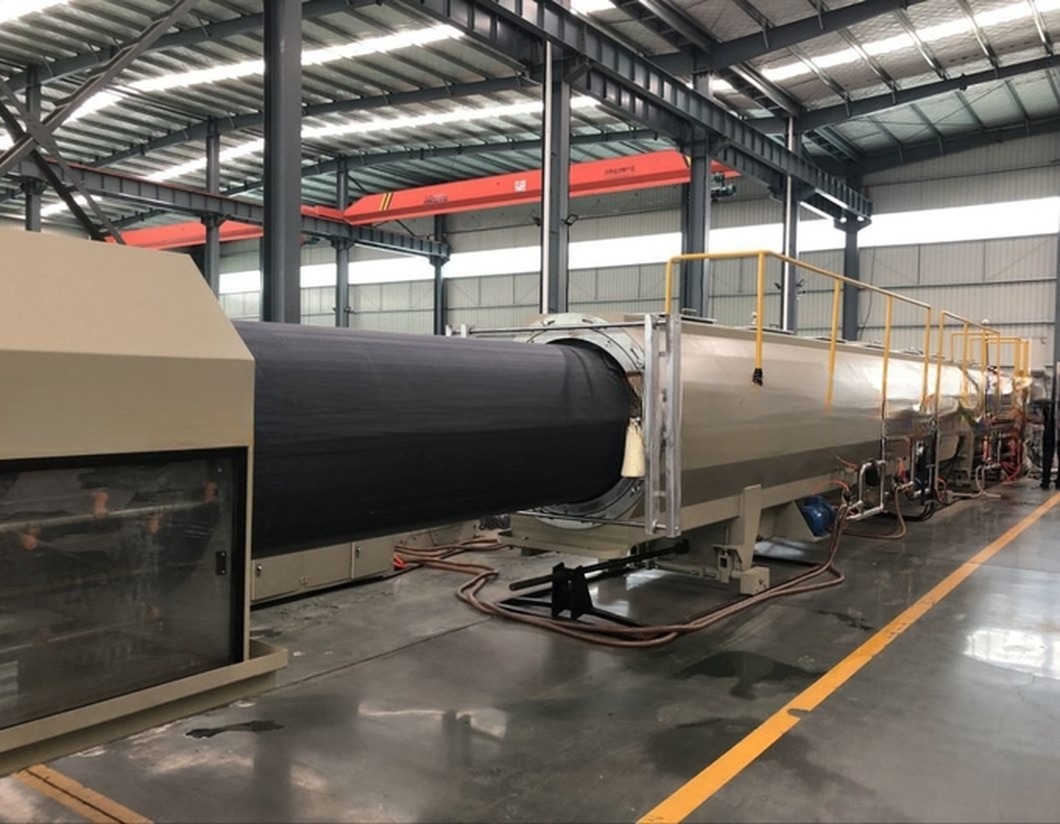 Large Diameter HDPE Water Supply Pipe Extrusion Production Line 90-315 mm
