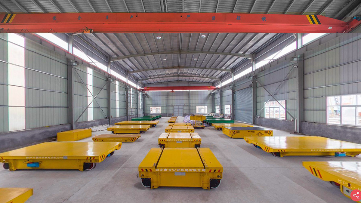 Customized Industrial Large Electric Power Motorized Transport Carts, Material Transfer Cart