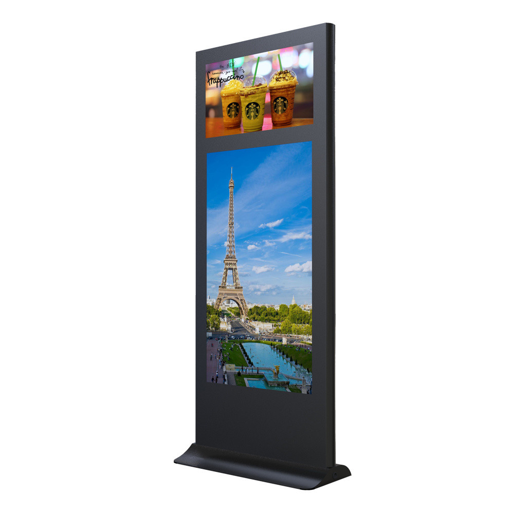 43 Inch Floor Standing LCD Display for Indoor Kiosk with WiFi 4K HD HDMI Media