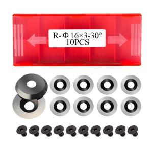 China 16mm Round Indexable Carbide Inserts Replacement with Screws on sale