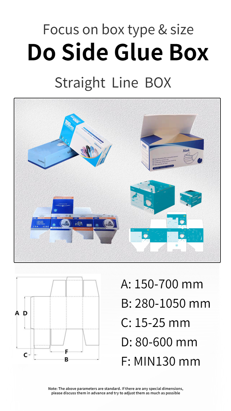 Easy Operation CQT-1300 Folder Gluing Machine for 4 Corner Box and 6 Corner Paper Box