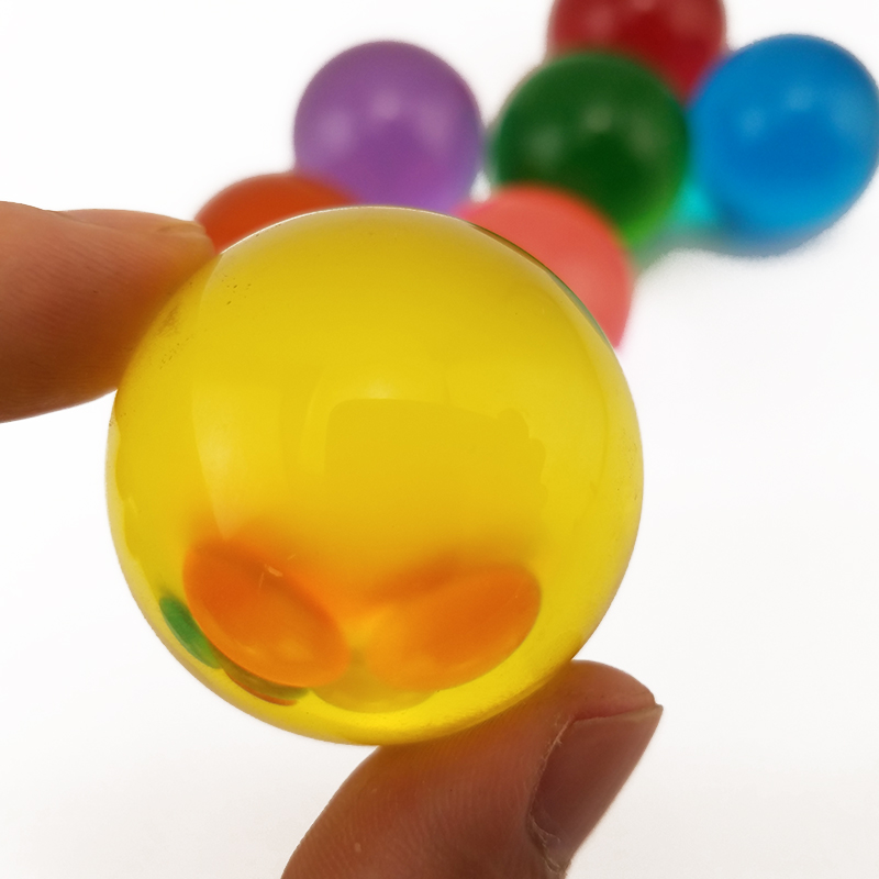 Solid colored acrylic resin ball sphere