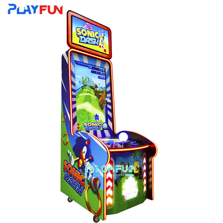 Sonic dash video arcade game machine redemption tickets skill game machine
