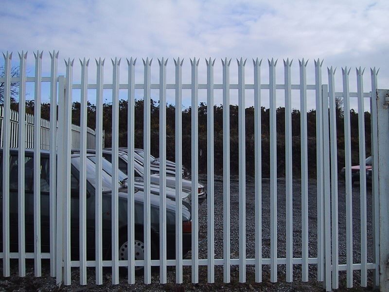 Galvanized 2.75 Width Steel Palisade Fencing W Section Security