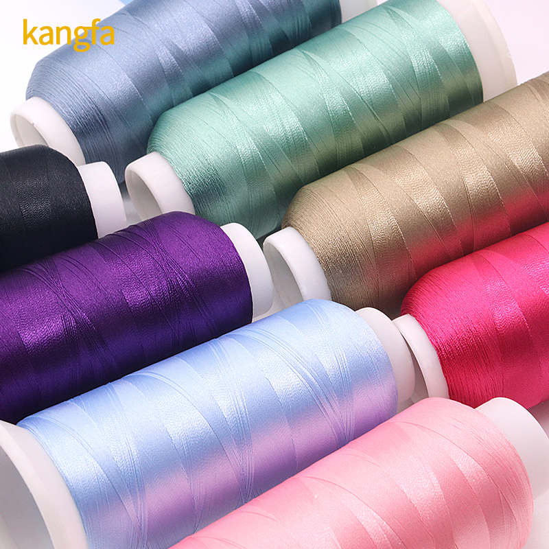 Machine Embroidery Thread 100G Net Weight 4000y Length 120d/2 100% Polyester Durable