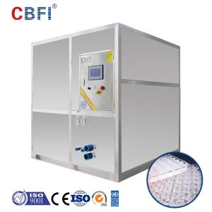 China 2 Tons / Day Stable Capacity Ice Cube Machine R507  PLC Program Control on sale