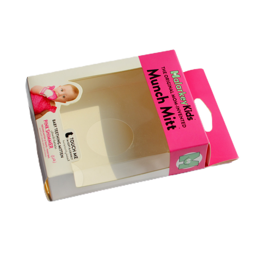 Attractive CMYK Small Clear Window Box Packaging For Retail