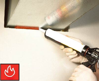 KTV One Component 300ml Fire Resistant Silicone Sealant