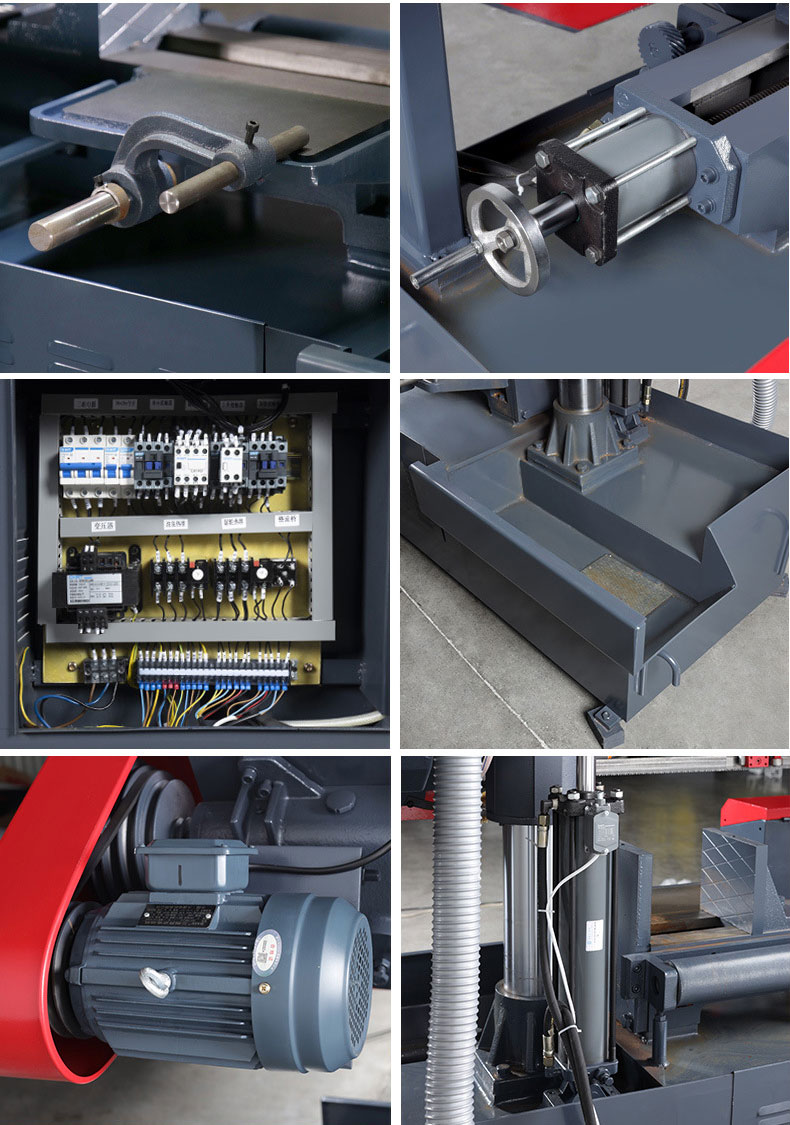 Horizontal Band Saw Automatic CNC Sawing Machine Metal Cutting 800mm