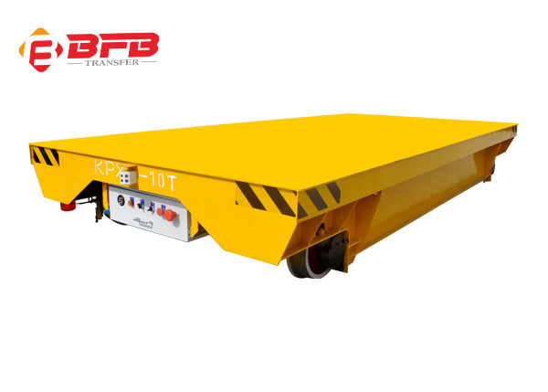 25T Steel Platform Structure Rail Electric Wagon For Sale