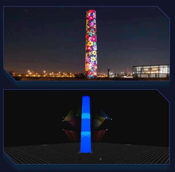 Flyin 4K Multi-Function Distributed Converged Server Projection Equipment for Edge Fusion Dome 3D Mapping Immersive Room