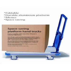  4-Wheel Foldable Hand cart Aluminium Platform, Load capacity 150KG. Manufactures
