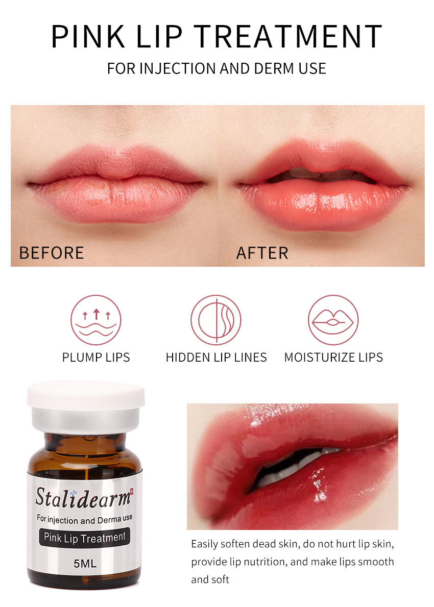 Wholesale Stalidearm Original Brand Pink Lip Treatment Injection Serum Safe Essence Meso Therapy Set 5pcs/Set
