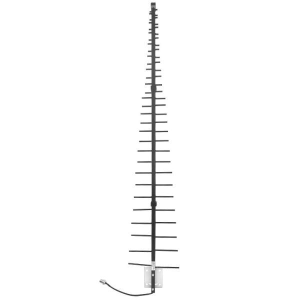 700-1020MHz 14dBi 50W Yagi Directional Antenna Black Customized for Signal Field