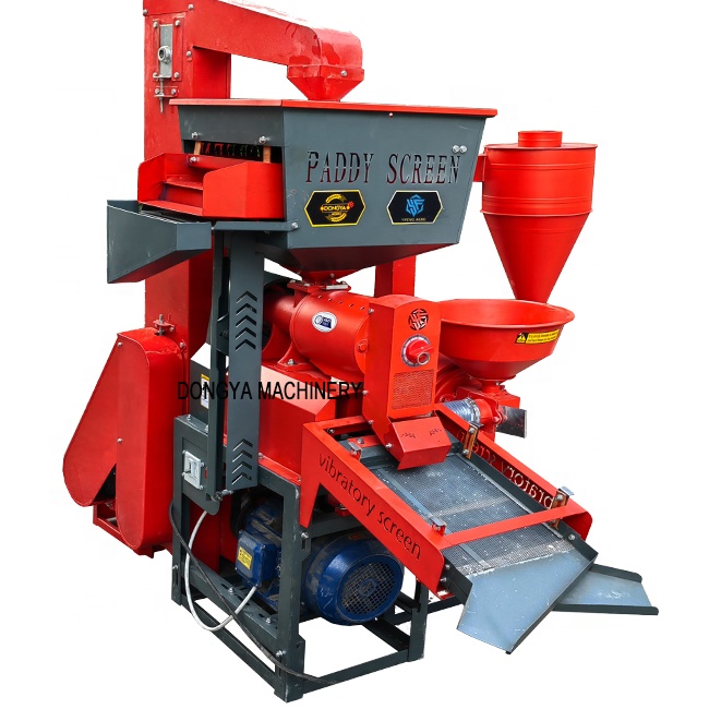 DONGYA AGRO 750KG Rice Mill Machine with Auto Loading Lifter