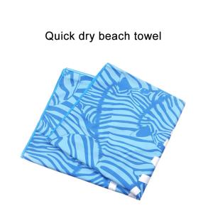 RPET Waffle Microfiber Custom Embroidered Beach Towels Blankets Sample Free