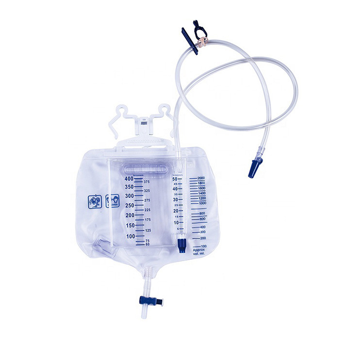 2000Ml Luxury Urine Collector Drainage Bag No Outlet Surgical Disposable Medical Device