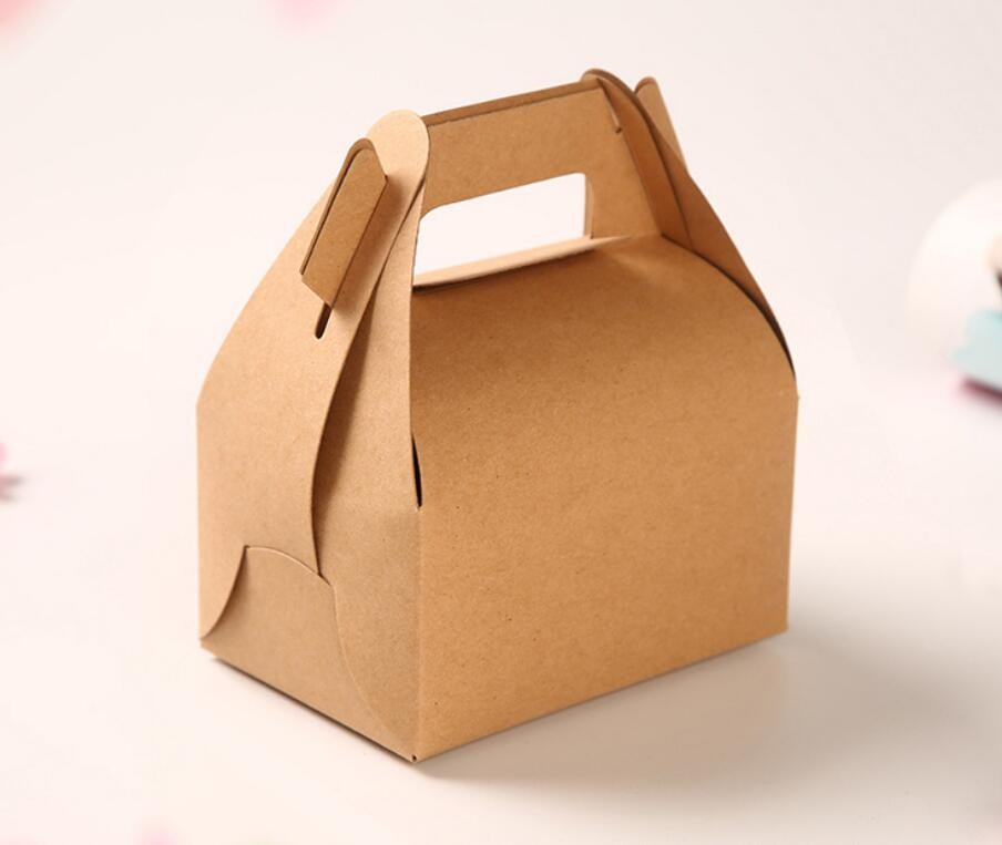 Custom Design Paper Sweet Box Recycled Materials Cake Packing With Lids