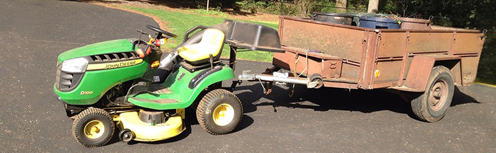 Customized Logo Design Steel Lawn Mower Trailer Towing Hitch for Cub Cadet Pro Hi Hitch