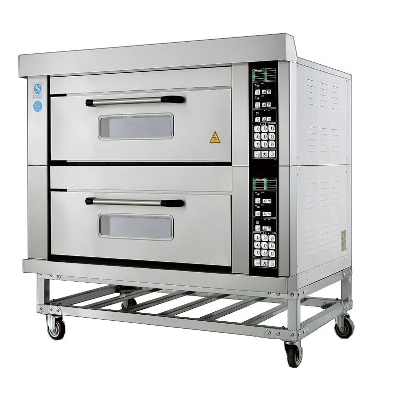 Deluxe Electric Oven Micro-computer Intelligent Control Smart Preset Menu Function 2 Decks 4 Trays Electric Baking Ovens