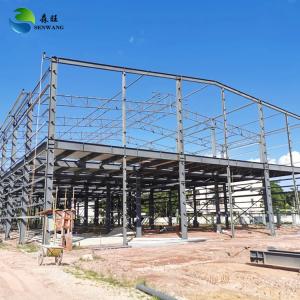 EXW Customizable Steel frame warehouse versatile layout options designed to meet diverse industrial storage requirements