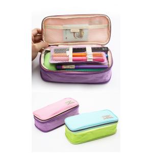 Durable Multi Layer Canvas Pen Bag With Sublimation Printing Surface