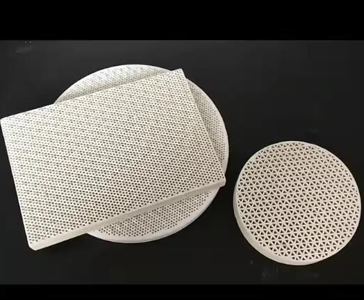 High Strength 50-200 Mm Cordierite Porous Infrared Honeycomb Ceramic Plate For