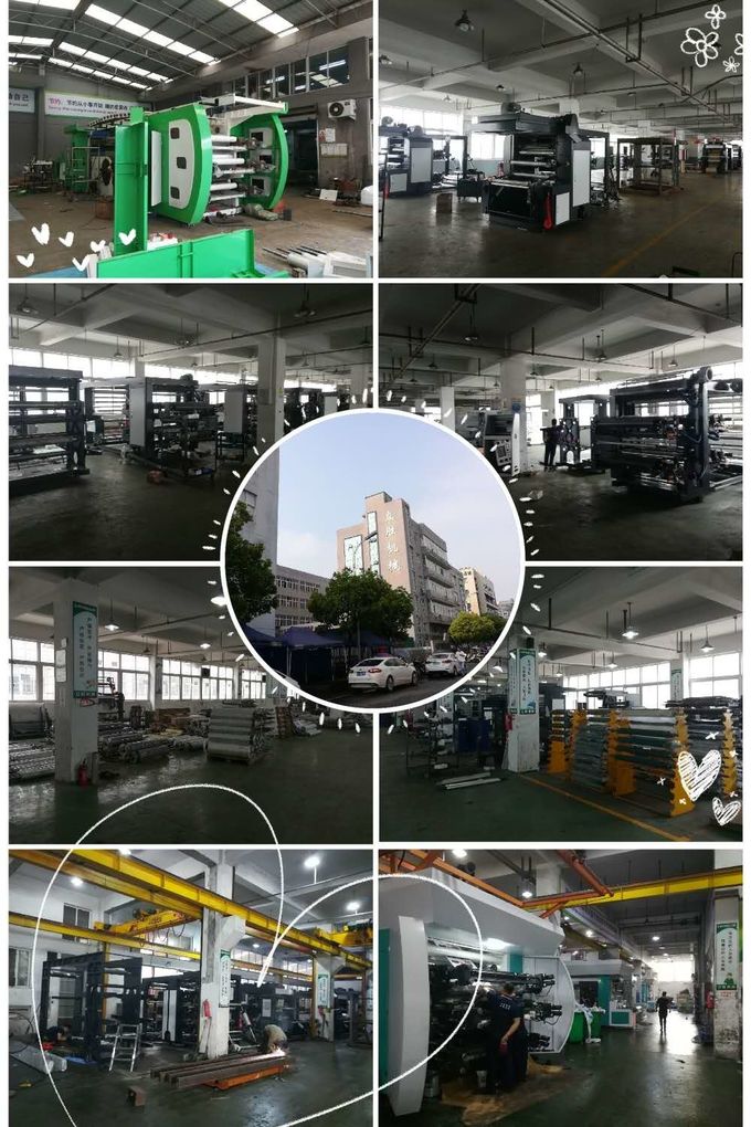 6 Colour Plastic Film Paper Flexographic/Flexo Printing Machinery
