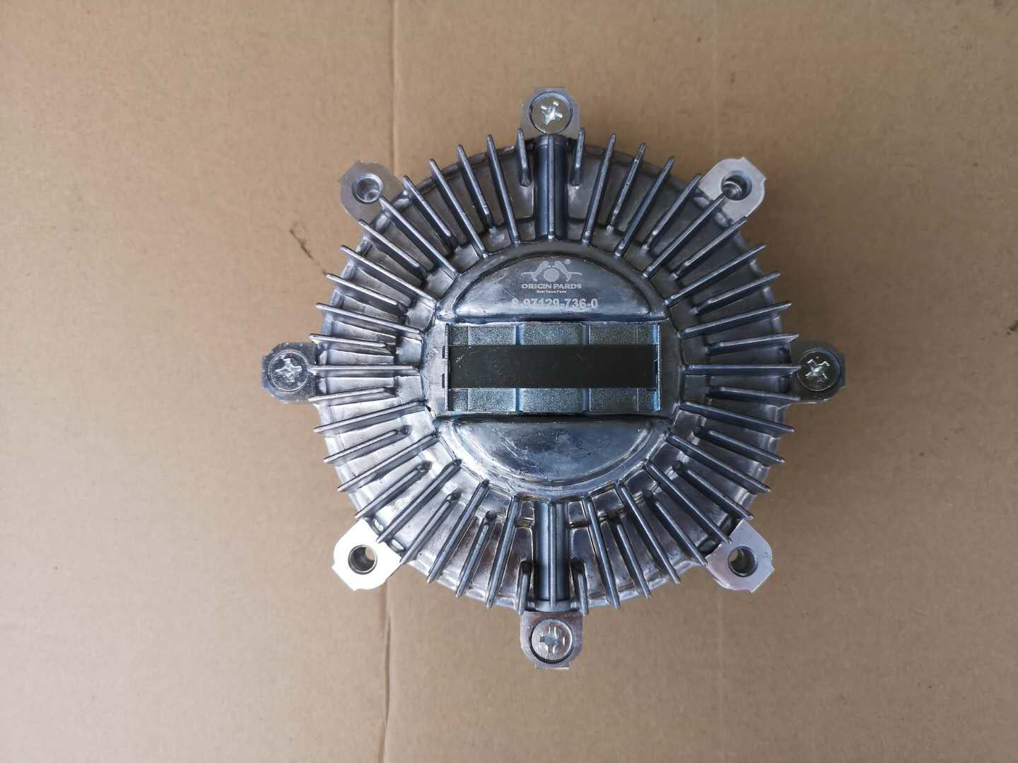 600P Fan Clutch 4JH1 Engine 8971297360 Flange Round Plate Connect Type Coupling Fan
