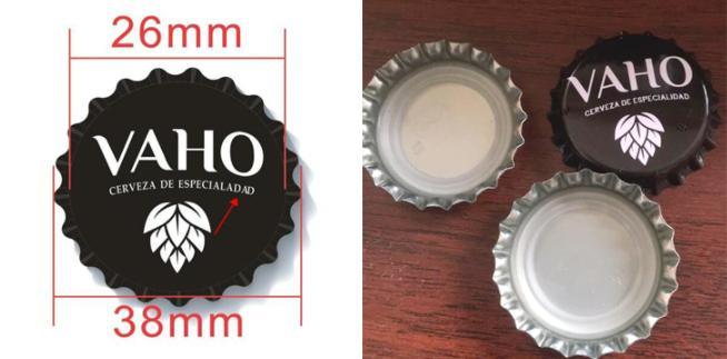 Factory Manufactured Wholesale Custom PVC-Free Beer Bottle Printing Metal Crown Cap
