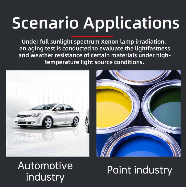 Customization Simulated Solar Radiation Test Chamber Accelerated Aging Chamber Xenon Lamp Weathering Test Chamber