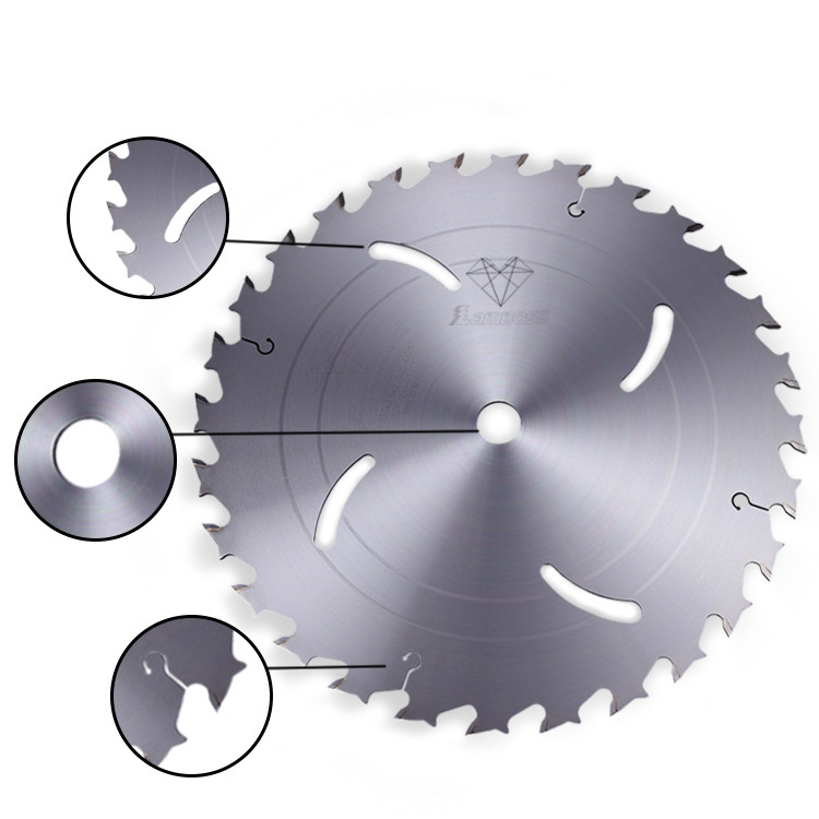 Premium Customized Industrial Circular Saw Blades Wood Cutting Without Rakers