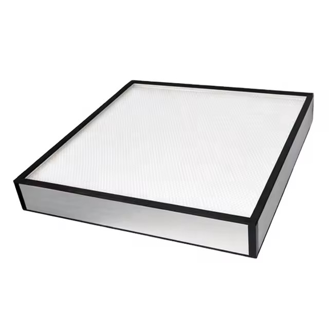 H13 H14 HEPA And ULPA Filters U15 U16 U17 Mini Pleat HEPA Filter Glass Fiber