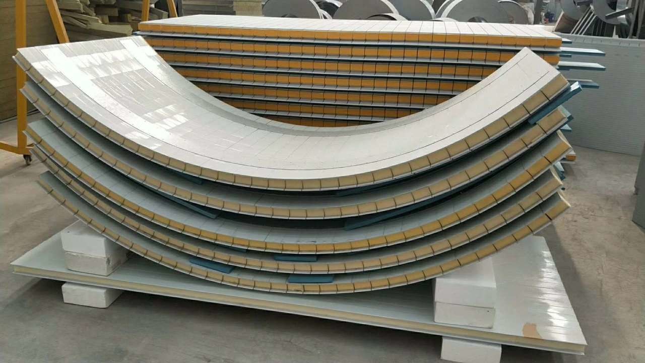 Wall Mounted Corner Pir Roof Panels Sandwich Partition With Thermal Insulation
