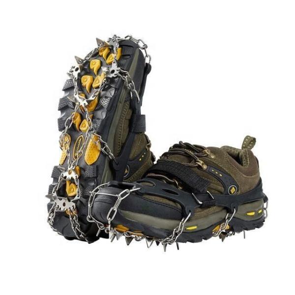 Traction Cleats Anti Slip 19 Teeth Steel Grip Safety Stainless Steel Ice Spikes