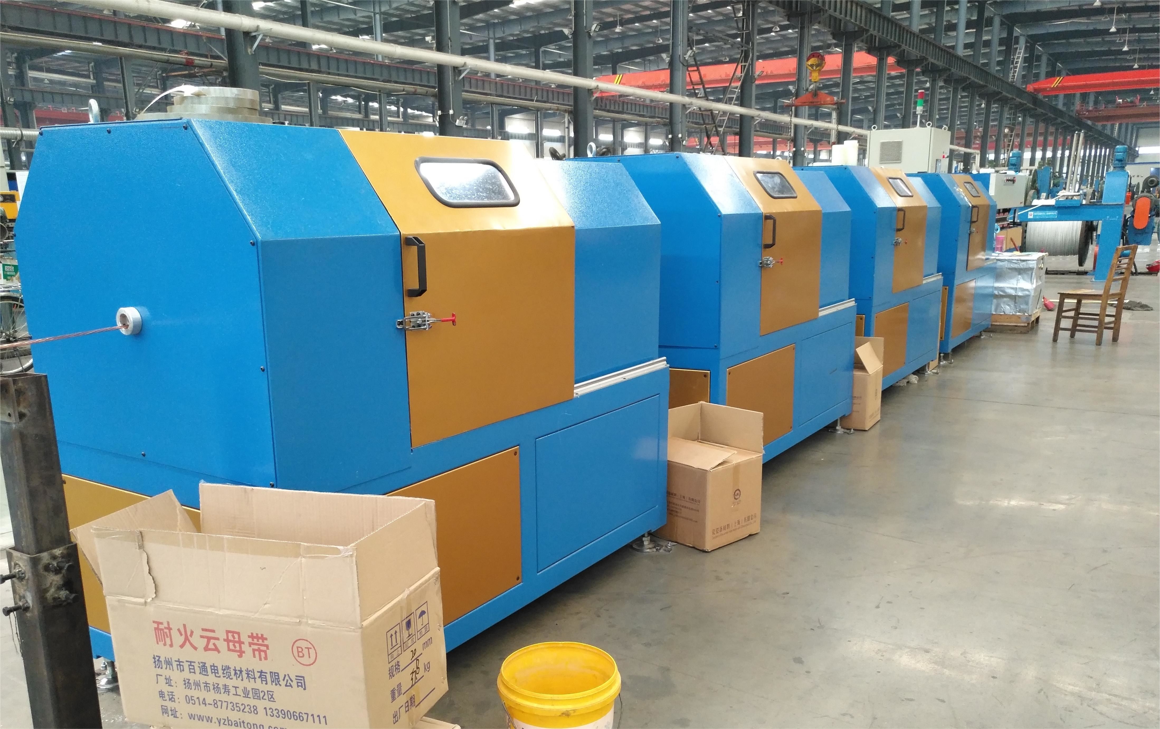 Dual Head Pd400 Non Metallic Cable Wrapping Machine Max Rotation Speed 650r/Min