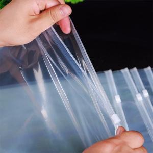 Tear-Resistant Transparent Self-Sealing CPE Zipper Bag Soft For Cloth Package