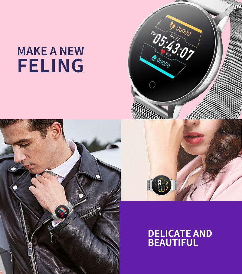 ECG Detection Of Heart Rate,Blood Pressure GT2 Bracelet Apply To For Apple Smart Watch