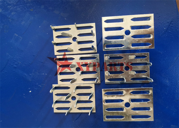 Galvanized Steel 2'' x 1 1/2'' Perofated Impaling Clips For Rock Wool Installtion
