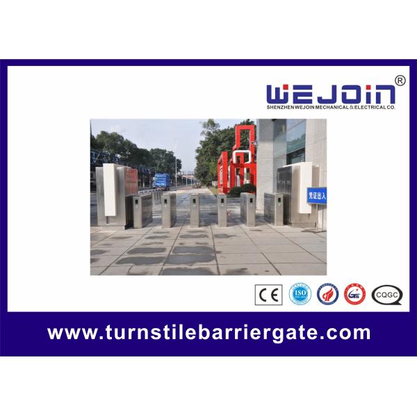 Quality card reader access control Flap Barrier , flap barrier with anti-reversing passing Flap  Barrier, for sale