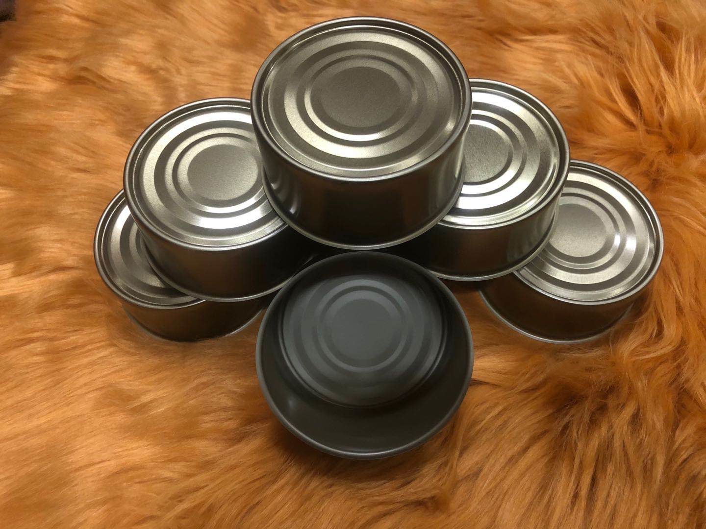100g Empty Large Cookie Tins With Lids Aluminum Screw Top