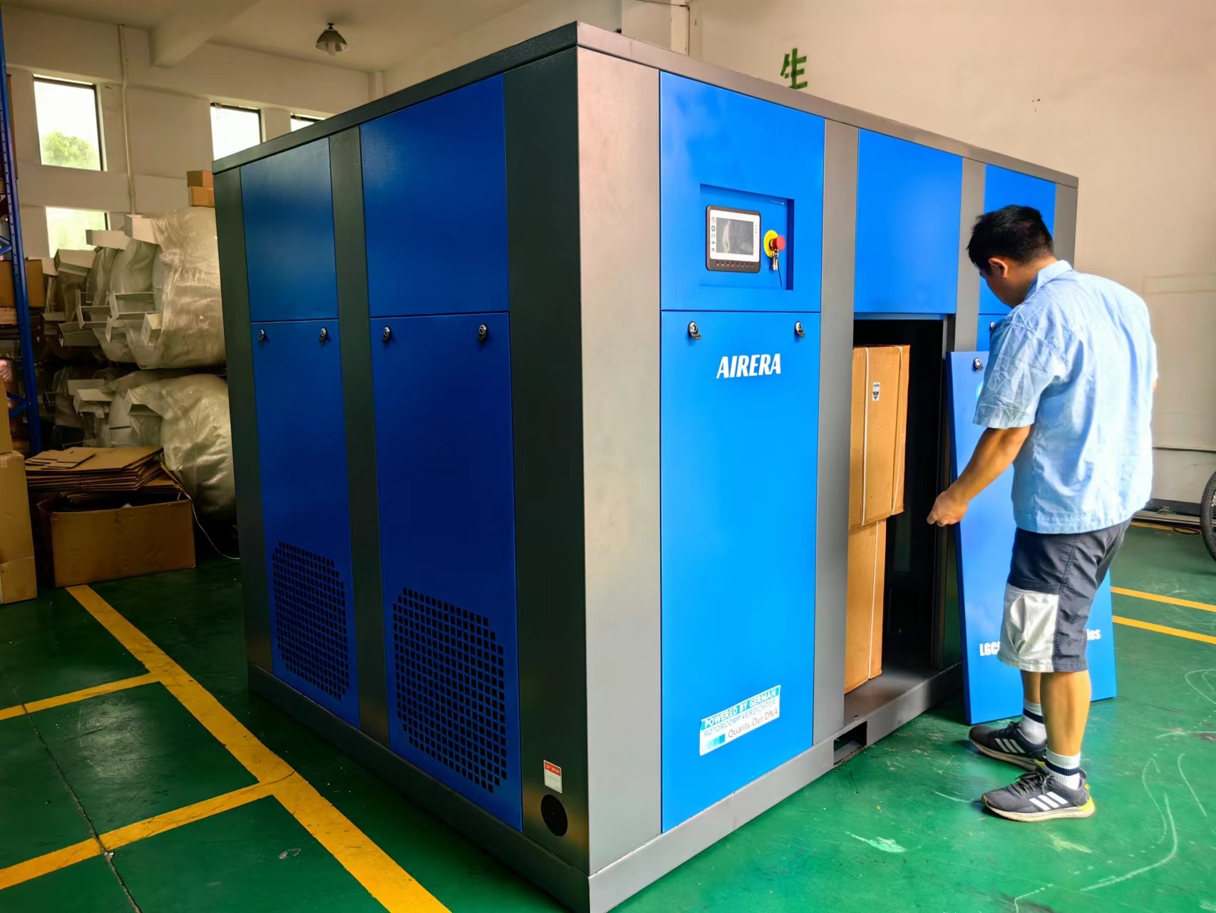 50-300HP VSD Screw Compressor for Increased Energy Efficiency