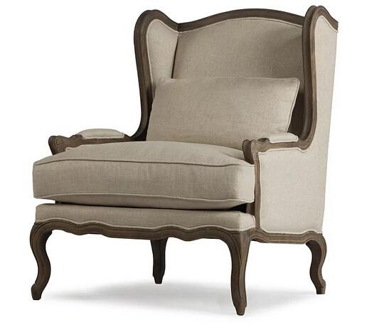 Quality french vintage arm chair accent chairs club chair wing bergere chair upholstered chairs for sale