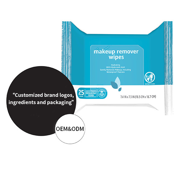 PH Balanced MakeUp Remover Wipes No Alcohol Hydrating Makeup Wipes 25 Count