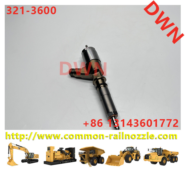 Diesel injector 320-3800 321-3600 for engine C6.6 CA common rail excavator fuel injector for E320D