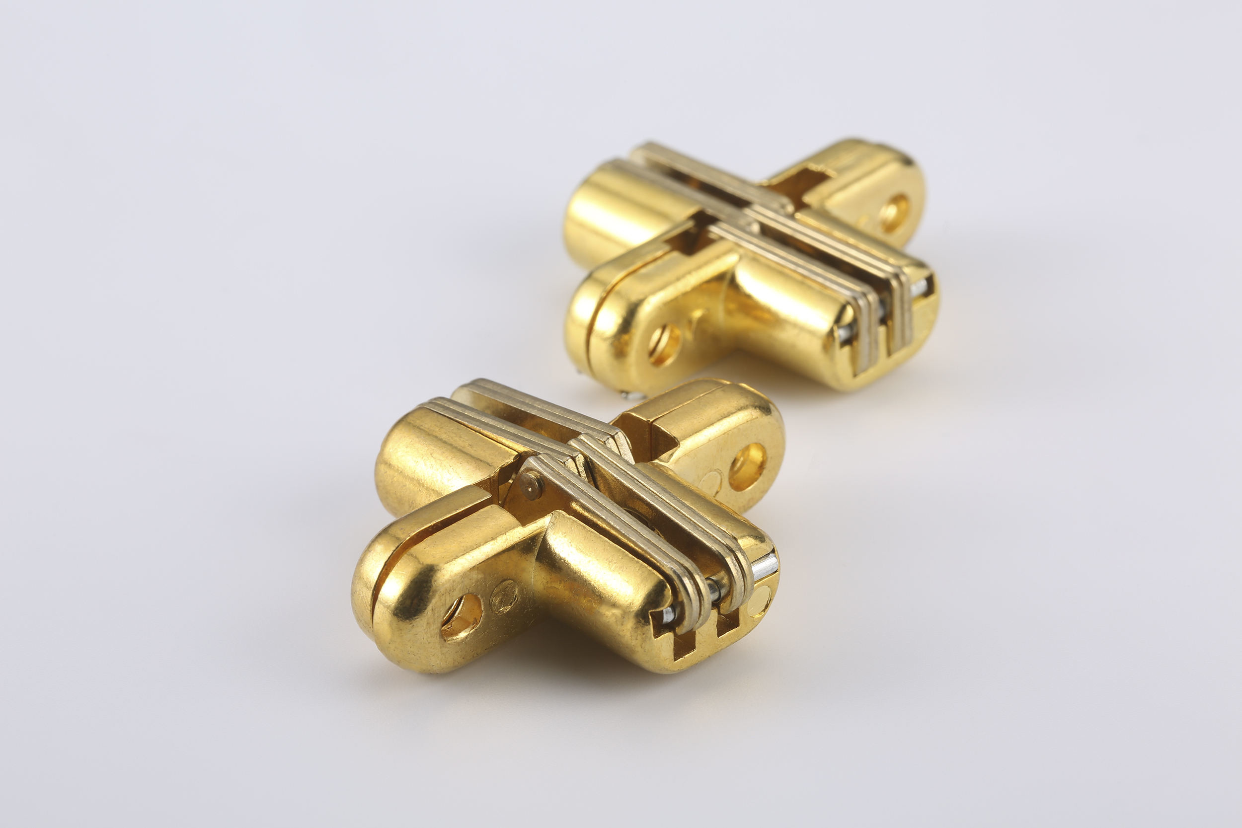 Buy cheap Satin Nickel Finish Heavy Duty Invisible Hinge Practical 180 Degree from wholesalers