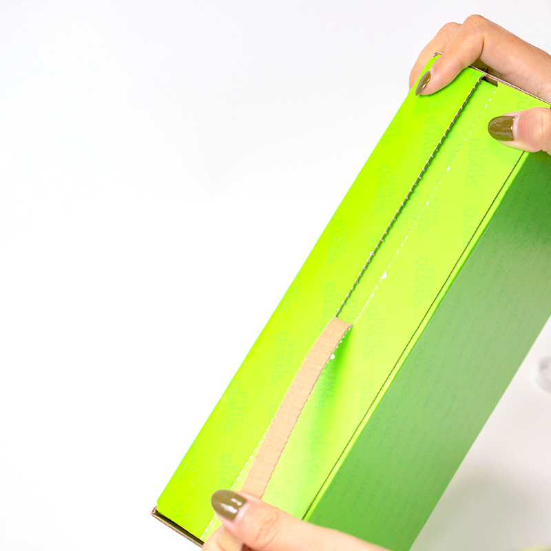 Quick Seal Peel Zipper Printed Mailer Boxes With Adhesive Tear Strips